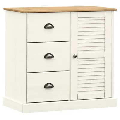 Zdjęcie produktu dla vidaXL Kredens z szufladami VIGO 78x40x75 cm lite drewno sosnowe