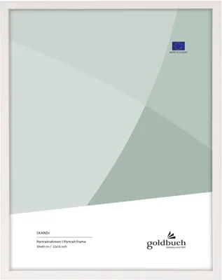 Produktbild von Goldbuch Skandi Fotorahmen aus Massivholz, 30 x 40 cm, weiß