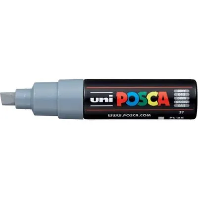 Produktbild von Uni-Ball uni POSCA PC-8K, Grau, Schwarz, Grau, Meißel