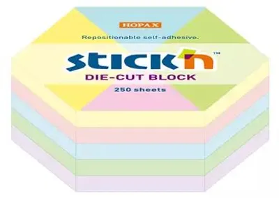 Immagine prodotto di Taccuino esagonale 61x70mm pastello 250K STICK'N