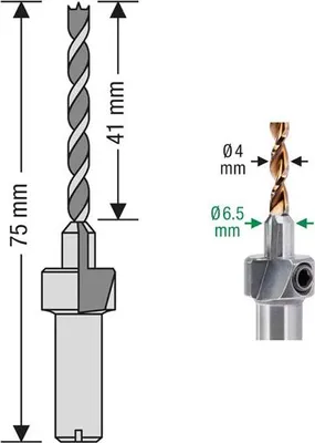 Image de SPAX® 5000009186049 SPAX® Step Drill 4 Terrassenbohrer, Länge: 75,0 mm, 1 St.