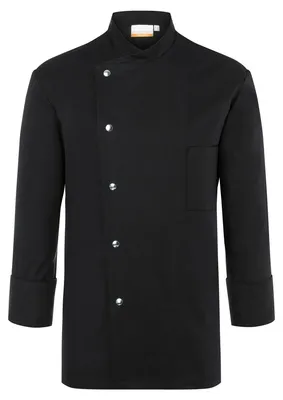 Produktbild von Karlowsky - "Lars" Kochjacke für Herren Langärmlig FK2039 (40 in) (Schwarz)