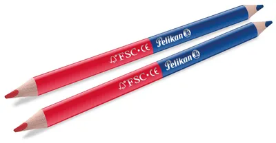 Produktbild von Pelikan 811118, Weich, Blau, Rot, 2 Stück(e)