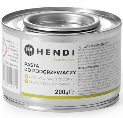 Produktbild von Ethanol-Speisenwärmerpaste 200 g - 72 Dosen