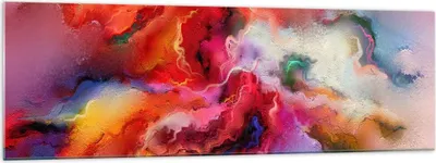 Produktbild von Bilder auf glas - Abstraktion modern - 160x50cm - Glasbilder - Wandbilder - Kunstdruck - zum Aufhängen bereit - Wanddekoration aus Glas - Glas Bilder - Wandbild auf Glas - Einteilig - GAB160x50-4035