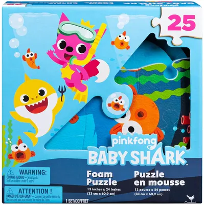 Produktbild von Pinkfong Baby Hai - Schaumstoff -Puzzle (25 Stücke)