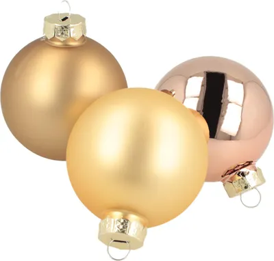 Produktbild von Elegante Weihnachtskugeln für festliche Dekoration, 24 Stück