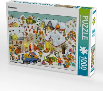Produktbild von Calvendo Winterferien 1000 Teile Puzzle quer 640x480mm, Krätschmer Marion; 7432657