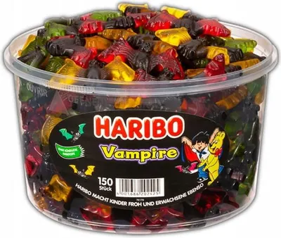 Immagine prodotto di Pezzi di gelatina di frutta Haribo Vampis, 1,2 kg