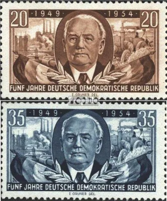 Produktbild von Briefmarken DDR 1954 Mi 443-444 (kompl.Ausg.) gestempelt 5 Jahre DDR