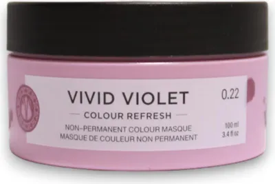 Image de Maria Nila, Colour Refresh, Vegan, Hair Colouring Cream Mask, For Color Refreshing, 0.22 Vivid Violet, 100 ml