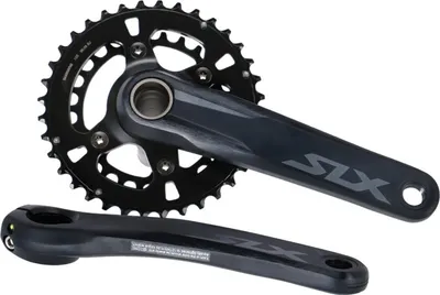 Produktbild von SHIMANO Kurbelgarnitur SLX 26/36 170 mm FC-M7100 mit 2-Piece-Achse12-für o.Lagersch, schwarz (1 Set)