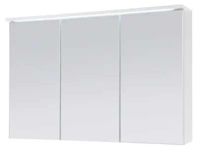 Produktbild von AILEENSTORE Spiegelschrank Badmöbel mit Beleuchtung DUO 100 cm LED WEISS
