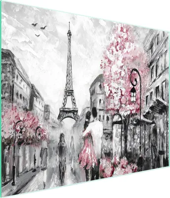 Produktbild von Schneidebrett aus Glas mit hygienischer Oberfläche, 52x30 cm, PARIS Design