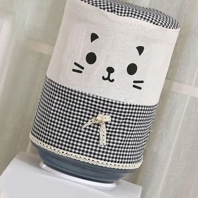 Leinen-Wasserspender-Abdeckung, Höhe 34 cm, waschbar