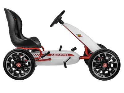Obrázok produktu pre ABARTH PB9388A WH pedálová motokára, penové kolesá, biela - N
