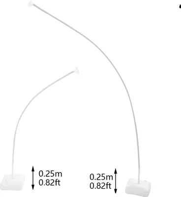 Obrázek produktu pro Sada stojanů na balónky, nastavitelný design, vysoká stabilita, BÍLÁ, M