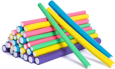 Obrázek produktu pro Natáčky, flexibilní, průměr 14 mm, délka 240 mm, 10 kusů, vhodné pro krátké i dlouhé vlasy