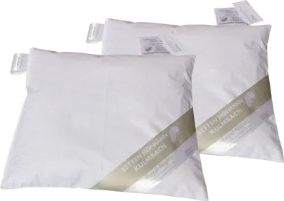 Produktbild von 2 Stück Betten Hofmann Baby Daunenkissen 35x40 cm Flachkissen 100% Daunen 30 g
