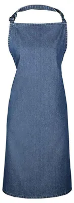 Image de Premier - Tablier à bavette « Colours Collection », denim LT5894 (86 cm x 72 cm) (bleu jean indigo)