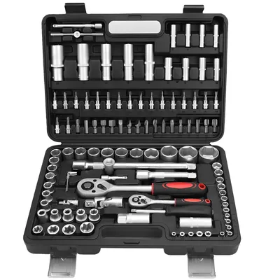 Produktbild von HDeye 1/4„ und 1/2“ Werkzeugsatz bestehend aus 108 Teilen