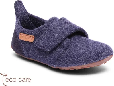 Produktbild von bisgaard Casual Wool Kinder Hausschuh, Gr. 25, Blue