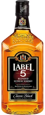 Immagine prodotto di Label 5 Classic Black Blended Scotch Whisky 40 per cento 500ml