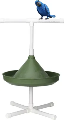 Productafbeelding van Multifunctionele, inklapbare standaard voor vogels, papegaaien, voerbak, douchestang en speelgoed, type 1
