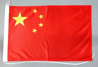 Produktbild von Bootsflagge China 30x45 cm Motorradflagge Bootsfahne
