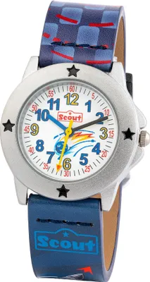 Produktbild von Scout Kinderuhr blau Weltall 280393041