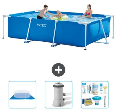 Produktbild von Rechteckiger Frame Pool - 300x200x75 cm - 4-teilig S21256