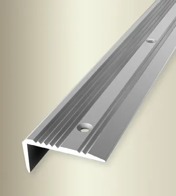 Produktbild von PROVISTON | Treppenkanten- & Winkelprofil | Aluminium | 43 x 1000 mm | Silber | Winkelprofil