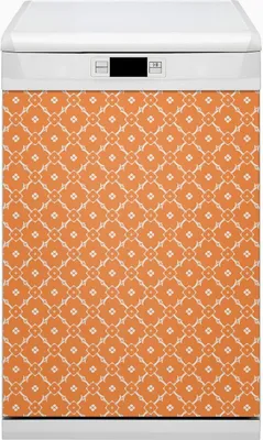 Obrázek produktu pro Magnetická fólie na magnety do myčky Magnety do myčky nádobí 45x80 cm dekor - Oranžové květy
