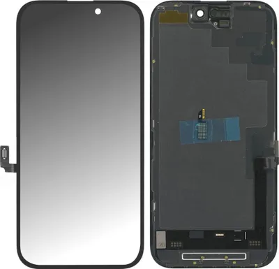 Produktbild von Kompatibel Soft OLED Display Touchscreen Bildschirm (mit IC Ersatz) Schwarz für Apple iPhone 16 A3287, A3081 & Werkzeug
