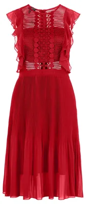 Produktbild von APART Cocktailkleid Kleid aus semitransparentem Georgette und transparenter Netz