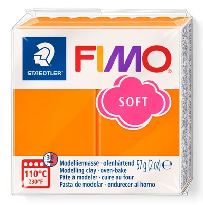 Zdjęcie produktu dla FIMO, modelina, modelina mandarynkowa miękka normalna
