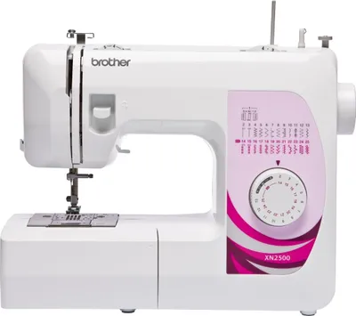 A white Brother XN 2500 sewing machine is shown against a white background.