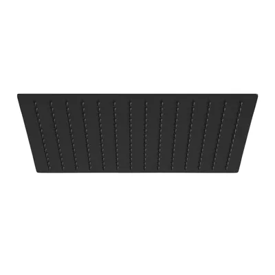 Immagine prodotto di JOHO Soffione doccia a pioggia 12 Pollici/30 cm, Docce Fisse in acciaio inox 304 Soffione per Doccia con ugelli anticalcare, quadrato 30 x 30 cm nero