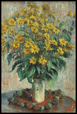 Produktbild von Plakat 61x91,5cm Jerusalem-Artischockenblüten, Monet Vintage