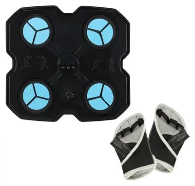 Imagen del producto de KIK KX3006: Objetivo de boxeo electrónico de pared, con guantes, Bluetooth, color
