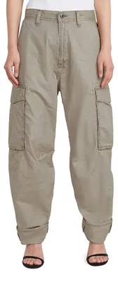 Immagine prodotto di Pantaloni cargo da donna G-STAR, modello "3D Boyfriend", color beige, taglia 24W x 30L