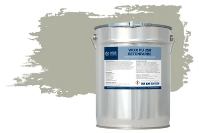 Produktbild von Wixx Polyurethan250 Betonfarbe Innen & Außen - RAL 7032 | Kieselgrau - 10L