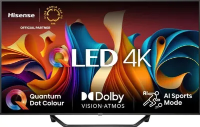 Produktbild von Hisense TVC QLED 43 UHD 4K SMART, Farbe:Schwarz