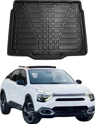 Image de Bac de coffre Bac de coffre pour Citroen C4 2020-2025 Caoutchouc TPE Noir