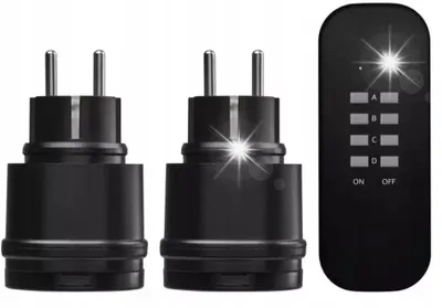 Produktbild von Emos P0067 Funksteckdose mit Fernbedienung 3000W IP44 Weiß