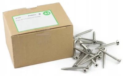 Produktbild von DekorStal Holzschrauben Senkkopf Kreuzschlitz 4x30 mm 500 Stück