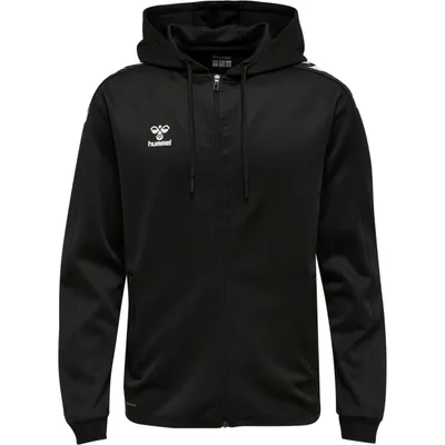 Produktbild von Hummel Core Xk Poly Reißverschlusspullover Schwarz S Schwarz S