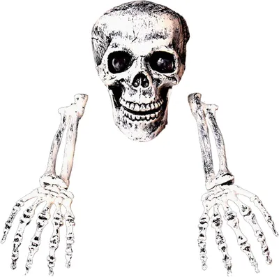 Productafbeelding van Griezelige doodskopset - Set van 3 - Halloween-decoratie
