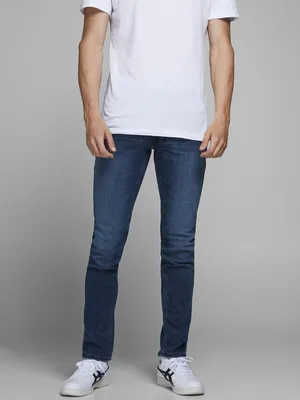 Immagine prodotto di jack and jones jeans uomo jack and jones 12173407 gleen blue denim
