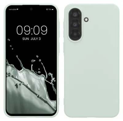 Produktbild von kwmobile Handyhülle für Samsung Galaxy A37 5G Hülle - TPU Case - Kabelloses Laden - Schutzhülle Cover in Cool Mint